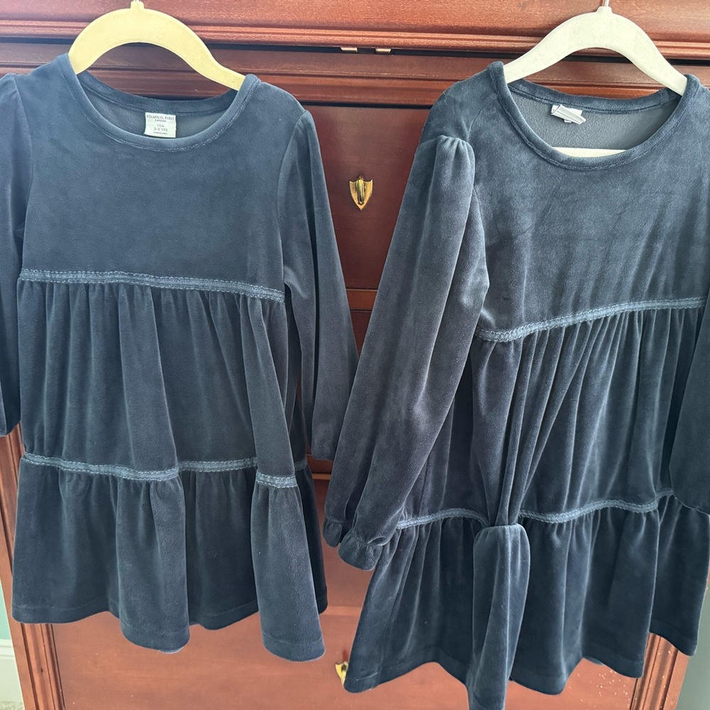 Navy Velvet Dresses
